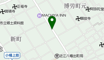 【予約制】akippa ブーブーパーク八幡堀の地図画像