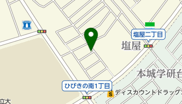 【予約制】akippa 塩屋3丁目 駐車場の地図画像