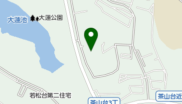 【予約制】akippa 茶山台団地駐車場【1-9号棟前 203番-225番エリア】(30086)の地図画像