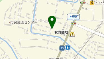 【予約制】akippa 牧野団地駐車場【A-8号棟付近】(0074)の地図画像