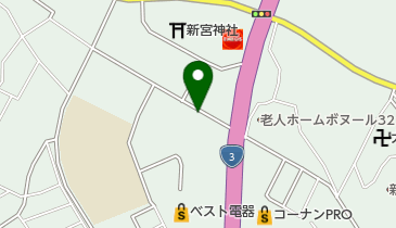 【予約制】akippa レガリア新宮【3021】の地図画像