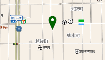 【予約制】akippa 中京区猩々町ガレージ【利用時間制限あり】の地図画像