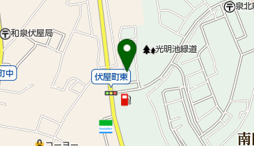【予約制】akippa 堺市南区新檜尾台4丁駐車場の地図画像