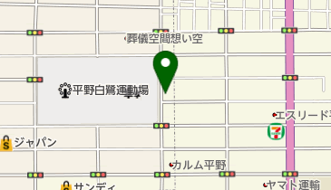 【予約制】akippa フランフォーレしらさぎの地図画像