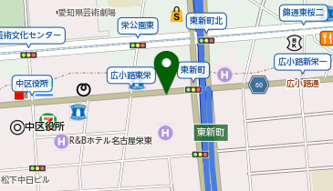 【予約制】akippa 名古屋東急ホテル 駐車場(1)の地図画像