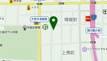 【予約制】akippa 木津屋橋55駐車場の地図画像
