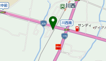 【予約制】akippa 川西高架下2号駐車場の地図画像