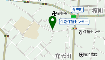 【予約制】akippa 夏目漱石公園横 駐車場【A】の地図画像