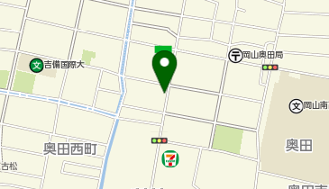 【予約制】akippa 岡山県岡山市北区奥田2丁目駐車場の地図画像