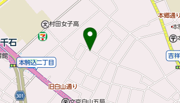 【予約制】akippa 本駒込4-12駐車場の地図画像