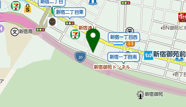 【予約制】akippa 土日祝:PNP新宿御苑前【車高155cm以下】の地図画像