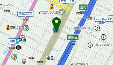 【予約制】akippa 【12/27-1/5 年末年始用】東京都宝町駐車場の地図画像