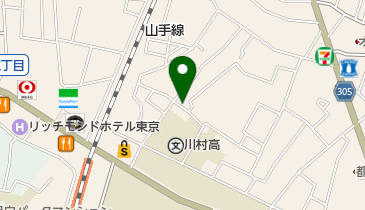 【予約制】akippa 【高さ注意】島田邸駐車場の地図画像