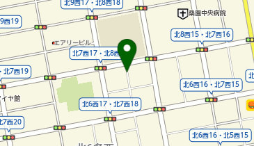 【予約制】akippa 北7条駐車場の地図画像