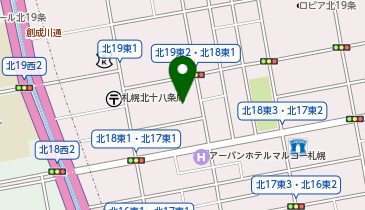 【予約制】akippa 北18条駐車場【2】の地図画像