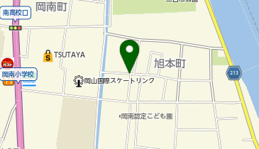 【予約制】akippa 岡山市北区旭本町6-8駐車場の地図画像