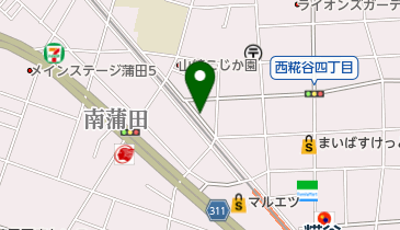 【予約制】akippa 西糀谷4丁目駐車場の地図画像