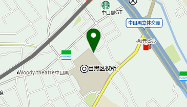 【予約制】akippa 中目黒徒歩4分『屋根有』駐車場の地図画像