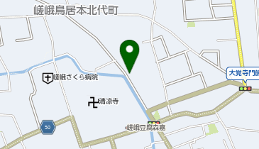 【予約制】akippa 嵯峨釈迦堂藤ノ木町パーキング(1)※土日祝のみ※の地図画像