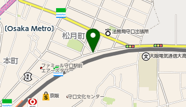 【予約制】akippa 京阪パーキング守口東の地図画像