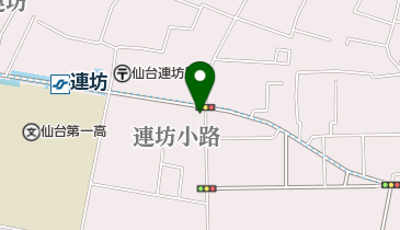 【予約制】akippa 菅野邸:連坊駅まで徒歩3分駐車場の地図画像