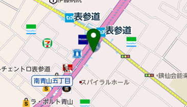 【予約制】akippa 青山ライズスクエア駐車場【ご利用時間:7:00-23:00】【ハイルーフ】の地図画像