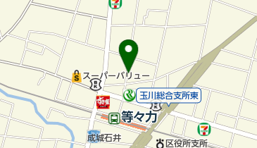 【予約制】akippa 等々力駅徒歩1分志村邸駐車場の地図画像