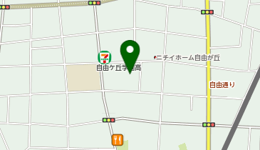 【予約制】akippa 自由が丘駅徒歩7分felice駐車場の地図画像