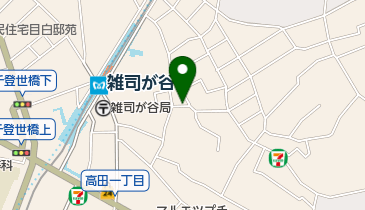 【予約制】akippa 雑司が谷2-8-30駐車場の地図画像