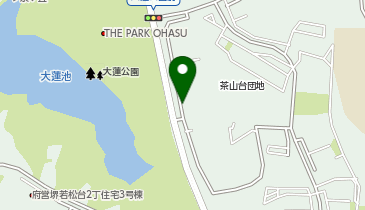 【予約制】akippa 茶山台団地駐車場【1-5号棟と1-6号棟の間 73番・162番-183番エリア】(30086)の地図画像