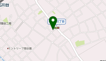 【予約制】akippa 東雪谷3丁目駐車場の地図画像