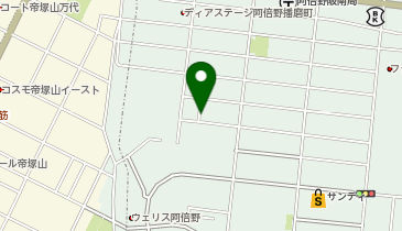 【予約制】akippa 西田辺駅まで徒歩10分駐車場の地図画像