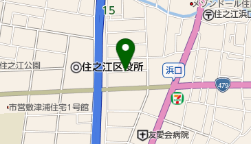 【予約制】akippa 此上邸:住吉公園まで徒歩5分駐車場の地図画像