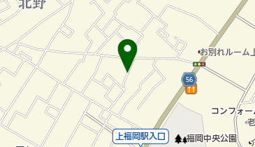 【予約制】akippa ふじみ野市大原1丁目駐車場の地図画像