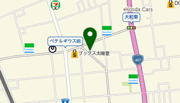 【予約制】akippa 大和東3丁目駐車場の地図画像