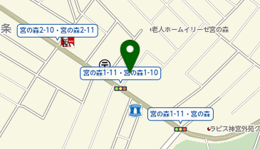 【予約制】akippa 入谷邸_北海道神宮前駐車場【7:00-12:00】の地図画像