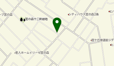 【予約制】akippa 稲垣邸_北海道神宮前駐車場の地図画像