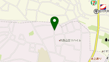 【予約制】akippa 大森駅徒歩7分APARTMENT山王駐車場の地図画像