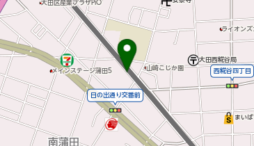【予約制】akippa 南蒲田1丁目丸山邸駐車場の地図画像