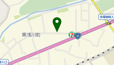 【予約制】akippa 岡本邸_東浅川町駐車場の地図画像