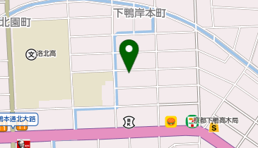 【予約制】akippa 京都市左京区下鴨東梅ノ木町22駐車場の地図画像