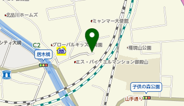 【予約制】akippa S品川区北品川4-9駐車場の地図画像