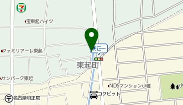 【予約制】akippa 愛知県名古屋市中川区東起町4-64駐車場の地図画像