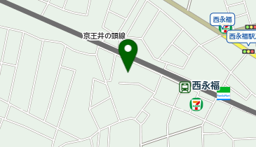 【予約制】akippa 西永福駅から190m 橋本邸駐車場の地図画像