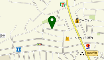 【予約制】akippa M park 月極駐車場の地図画像