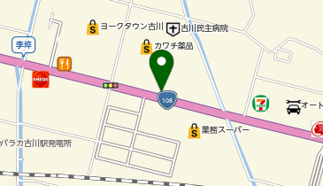 【予約制】akippa (266)コナカ古川駅東店の地図画像