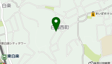 【予約制】akippa 東白楽駅徒歩8分18番地駐車場の地図画像