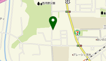 【予約制】akippa 西河原2丁目屋根つき駐車場の地図画像
