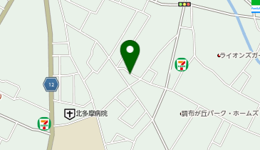 【予約制】akippa グリーンクレスト駐車場の地図画像