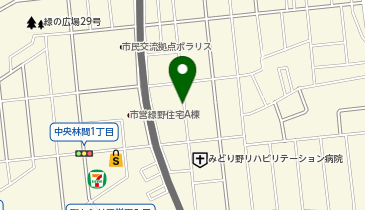 【予約制】akippa 桑原邸_中央林間2丁目駐車場の地図画像